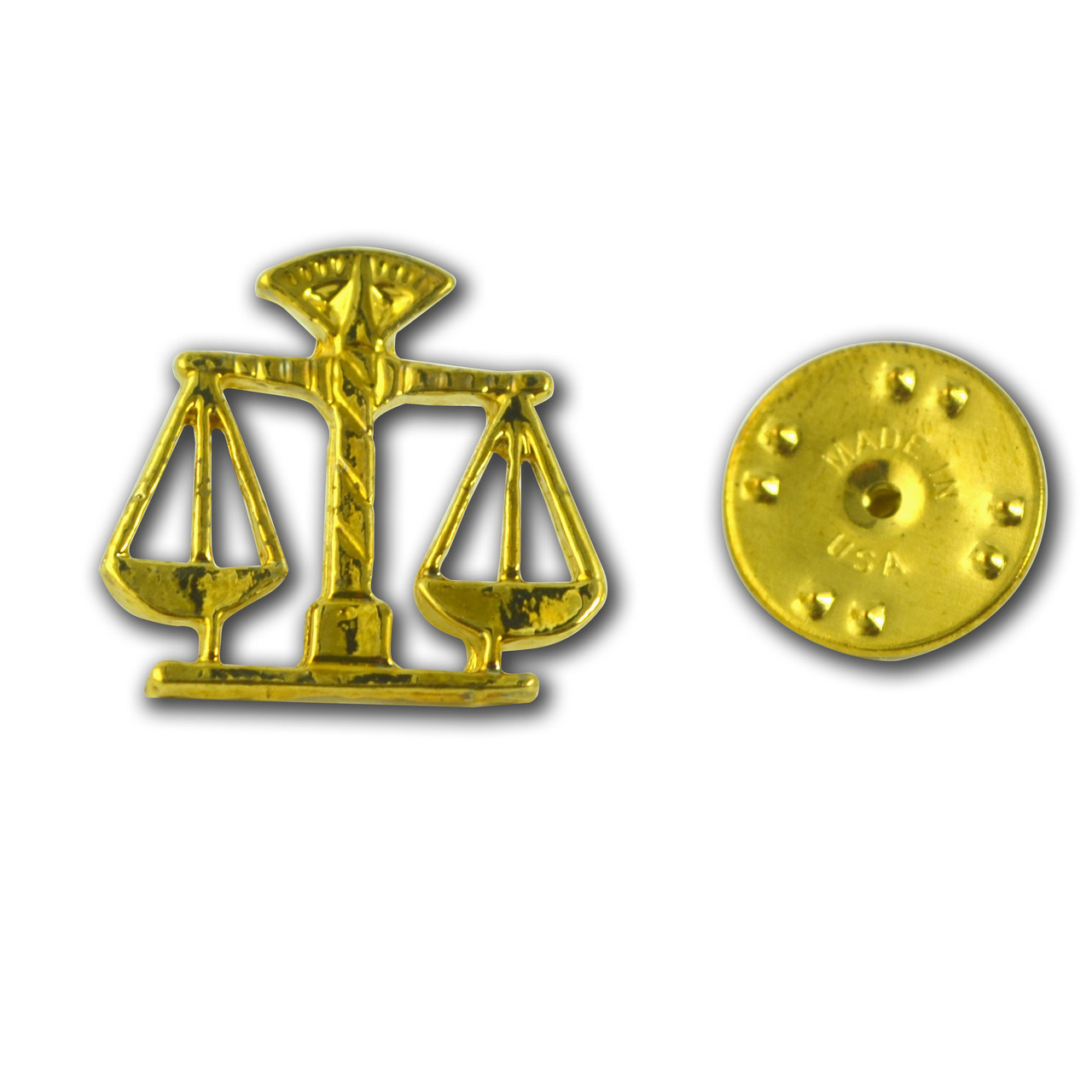 Scales of Justice Lapel Pin Lawyer Lapel Pin