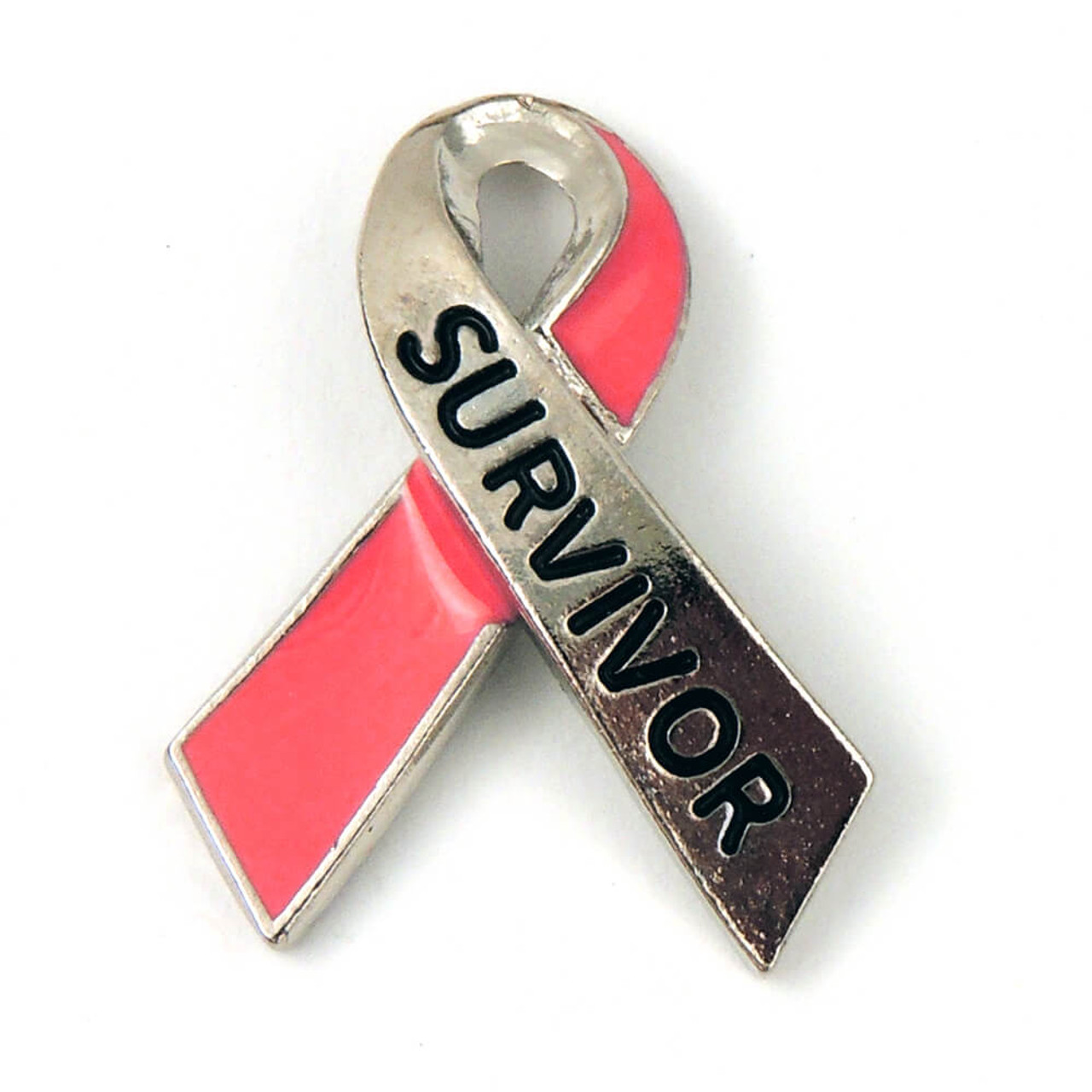 White Ribbon Awareness Jewelry Lapel Pin - Lung Cancer Ribbon Pin - Bone  Cancer Pin
