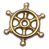 Ships Wheel Lapel Pin