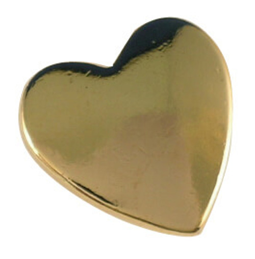 A02 Gold Heart Lapel Pin | StockPins.com