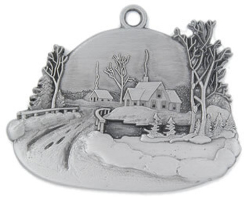 Winter Town Holiday Ornament