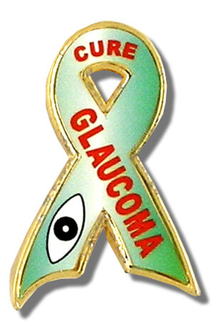 Cure Glaucoma Ribbon Lapel Pin