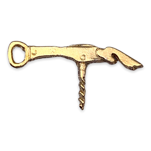 Corkscrew Lapel Pin