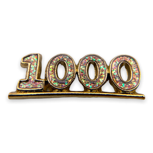 Stockpins 100 Lapel Pin with Glitter