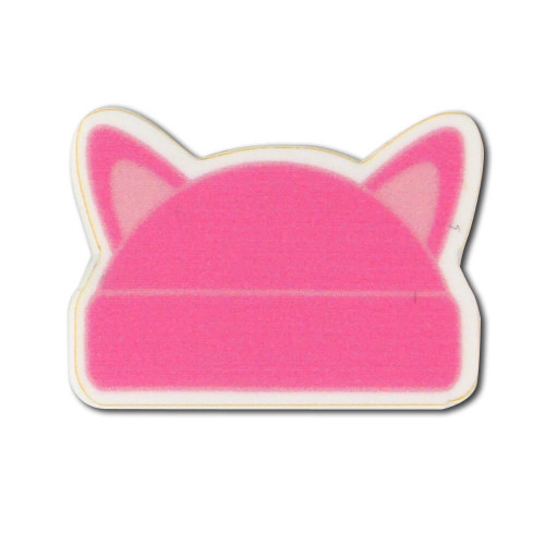 Small Pink Cat Ear Hat Shaped Lapel Pin