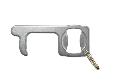 No Touch Door Opener keychain with Bottle Opener