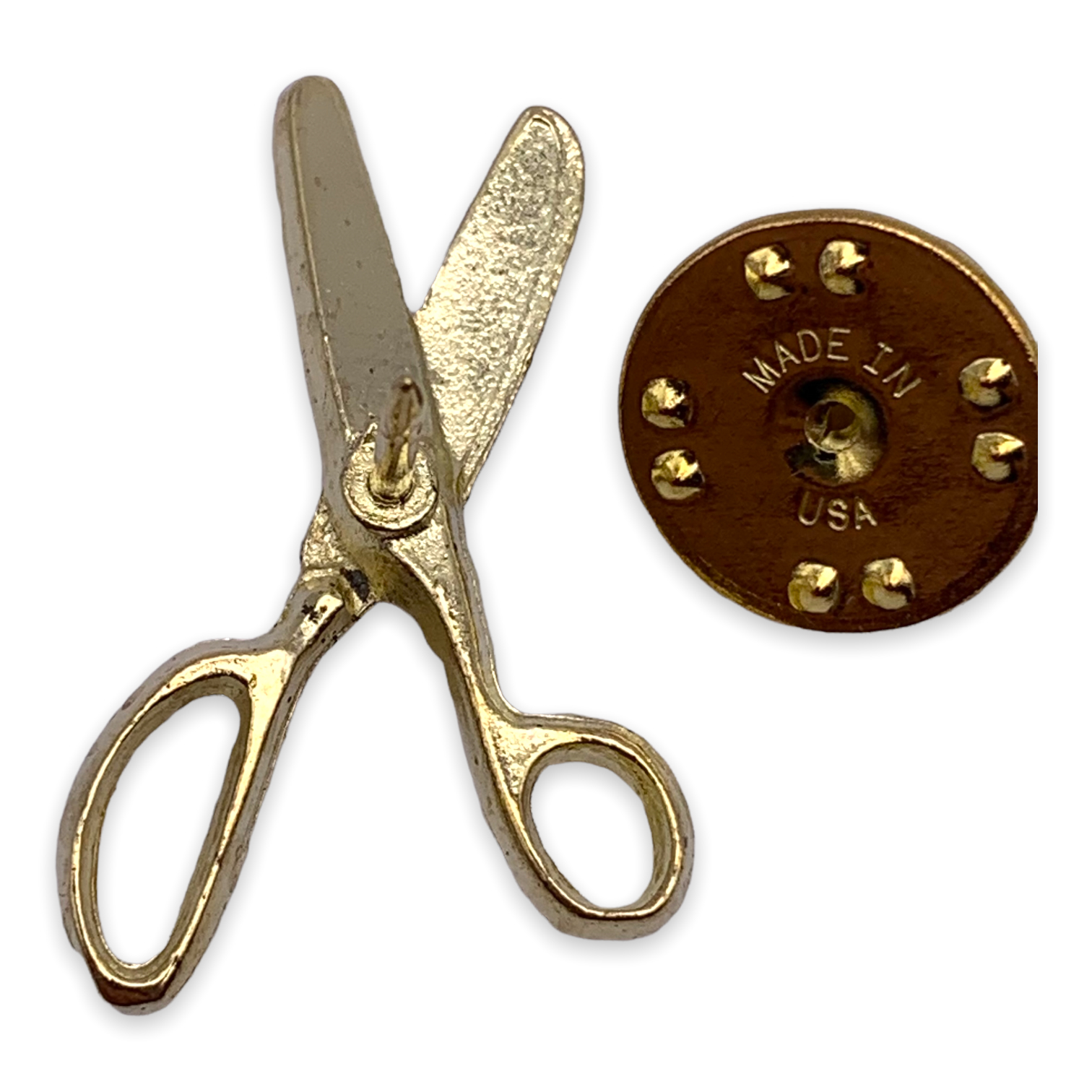 Scissors Lapel Pin | Ribbon Cutting Celebration | StockPins.com