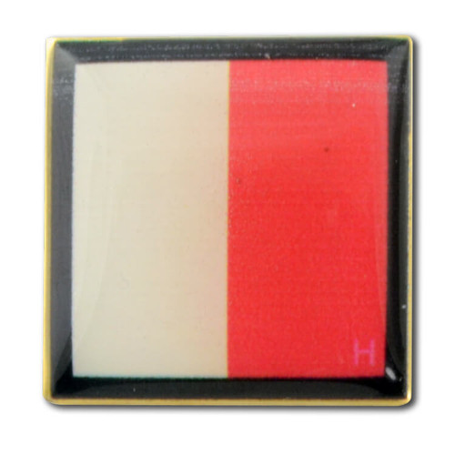 Nautical Flag H Hotel Lapel Pin