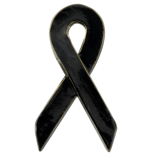 Mourning Pin | Black Ribbon Pin | StockPins.com