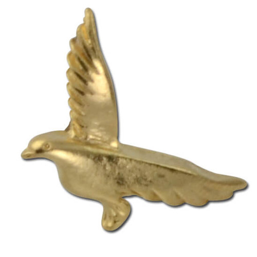 Bird flying lapel pin