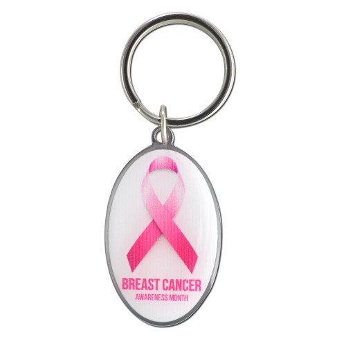 AMOBESTER Breast Cancer Awareness Keychain - Pink Ribbon & Butterfly, Stainless Steel | Survivor Gift, Warrior Jewelry