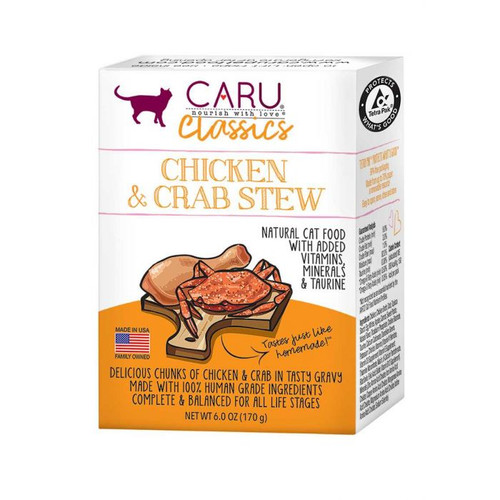 Caru Cat Tetra Pak Chicken & Crab Stew