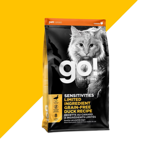 Petcurean Go! Sensitivities Cat Kibble Duck Recipe