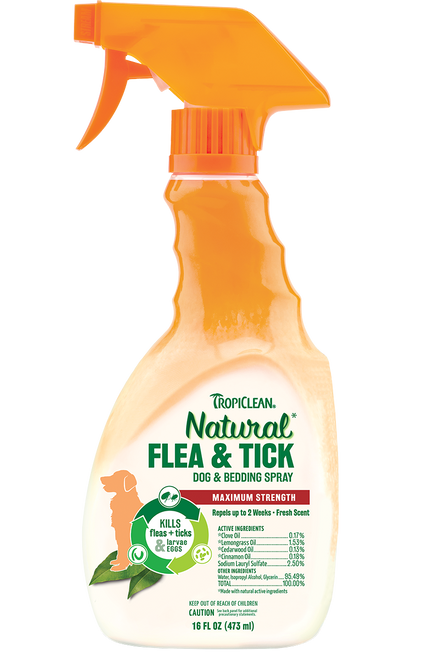 Flea & Tick Spray Dog & Bed TropiClean