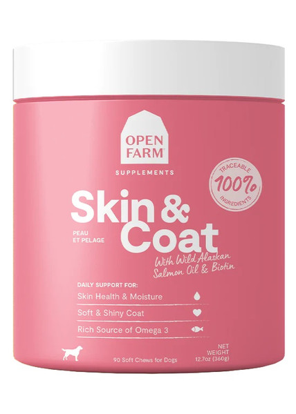 Open Farm Supplement Chew Skin & Coat