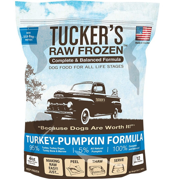 Tuckers Raw Dog Food Turkey & Pumpkin Formula