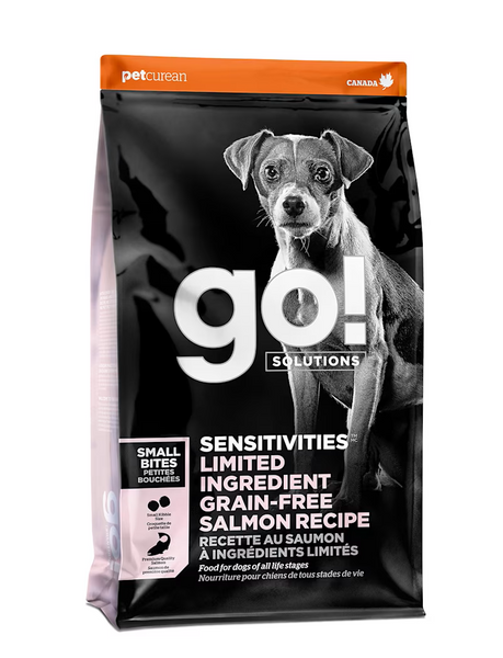 Petcurean Go! Sensitivities Small Bites Dog Kibble Salmon