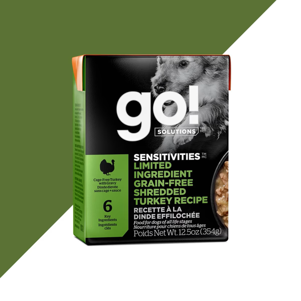 Petcurean Go! Sensitivities Tetra Pak Shredded Turkey