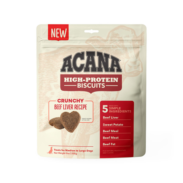 Acana Liver Treats Dog 9oz