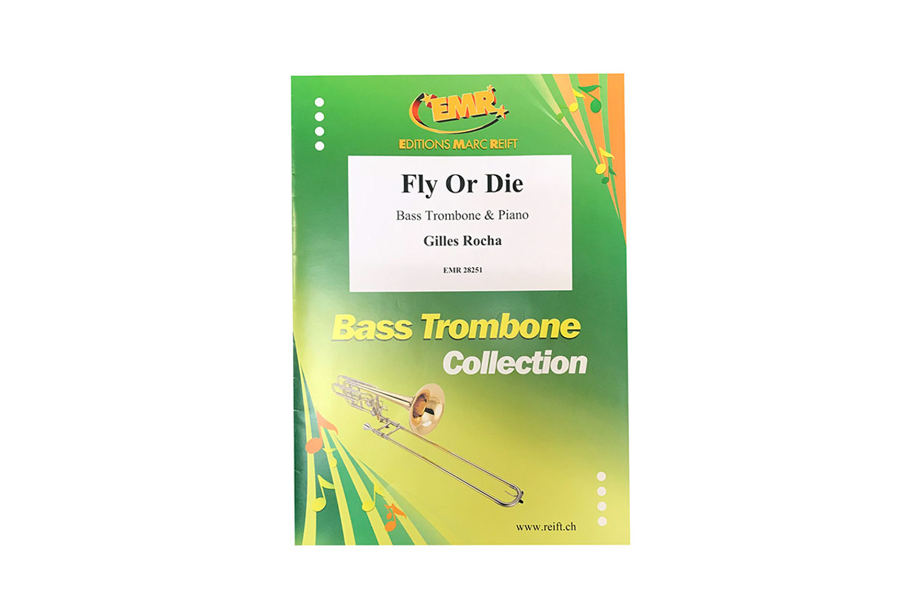 Fly or Die - Gilles Rocha Sheet music for Piano, Trombone bass (Mixed Trio)