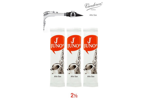 Juno Alto Saxophone Reeds - 3 Pack