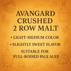 Avangard Crushed 2 Row Malt 55 lb (2-Row)