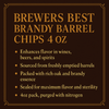 Brewers Best Brandy Barrel Chips 4 oz