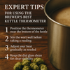 Brewer's Best Kettle Thermometer 3" Dial and 4" Probe