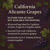 California Alicante Grapes