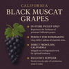 California Black Muscat Grapes