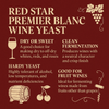 Red Star Premier Blanc Wine Yeast 500g Brick
