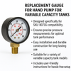 Replacement Gauge for Hand Pump for Variable Capacity Tanks