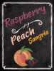 Raspberry Peach Wine Labels