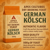 Apex Cultures Dry Brewing Yeast  German Kolsch 500g Apex Cultures Dry Brewing Yeast  German Kolsch 500g