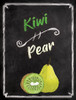 Kiwi Pear Wine Labels 30 ct