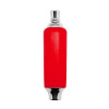 Red Plastic Tap Handle w/ Ferrule & Finial