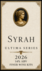Syrah Wine Kit Limited Release, Ultima 