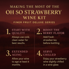 Oh So Strawberry Wine Kit - Finer Fruit Deluxe Series