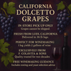 California Dolcetto Grapes