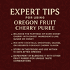 Oregon Fruit Dark Sweet Cherry Fruit Puree 11 lb. Oregon Fruit Dark Sweet Cherry Fruit Puree 11 lb.