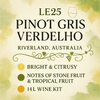 LE25 Pinot Gris Verdelho Riverland, Australia Wine Kit