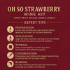 Oh So Strawberry Wine Kit - Finer Fruit Deluxe Series Labels