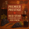 Premier Prestige Red Star 5 Gram Wine Yeast 100 Pack