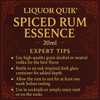 LIQUOR QUIK Spiced Rum Essence – 20ml