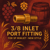 3/8" Inlet Port Fitting For SP Minijet - New Style