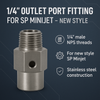 1/4" Outlet Port Fitting For SP Minijet - New Style