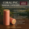 Coral PVC Shrink Capsules (Case of 8000)