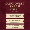 Sangiovese Syrah Wine Kit, Artisan