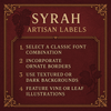 Syrah Artisan Labels