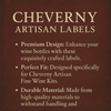 Cheverny Artisan Labels